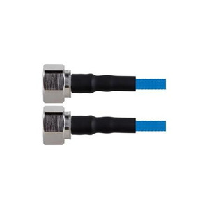 VENTEV BY RF INDUSTRIES 1 ft SPP-250-LLPL low-PIM coaxial cable assembly with 4.3-10 Male Straight to 4.3-10 Male Straight.