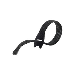 VELCRO Brand Qwik Ties Cable Tie Linear Roll .75in x 75ft Black .