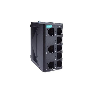 MOXA 8-port entry-level unmanaged Ethernet switches with metal housing .