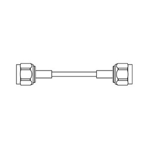 COMBA Jumper, NM/NM, 1.5FT, DC-6GHz, 0.141 Blue Jacket, Plenum rated .