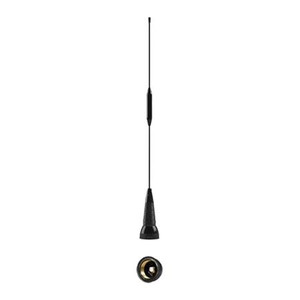 EM WAVE Tri-band 150-162 / 450-490 / 763-870 MHz IP67 Rated NMO Roof Mount Whip Antenna .