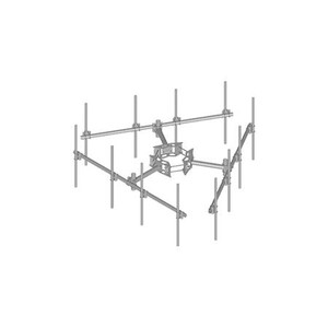 COMMSCOPE Monopole Co-location T-Frame kit, 12 in- 50 in OD, 12 ft 6 in face, includes pipe. .
