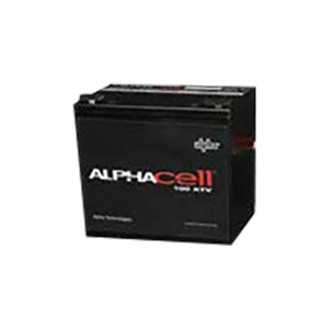 ALPHA TECHNOLOGY XTV BATTERY, 12V 55AH, TOP TER .