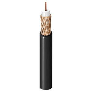 BELDEN 20 AWG RG59 Plenum cable with Solid .032" barecopper conductor , 95% bare copper braid, Flammarest jacket.