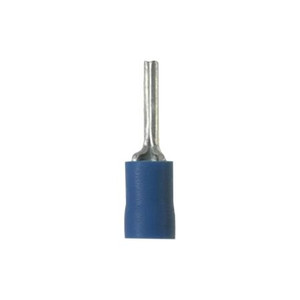 PANDUIT Pin Terminal, 16-14 AWG, vinyl insulated, .49 pin length, standard package. .