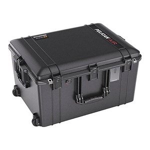 PELICAN 016370-0011-110 1637NF Protector Case without Foam, Black, 3.15 Cubic ft. Interior Dims: 24.43 in x 17.55 in x 13.25 in