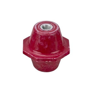 COOPER B-LINE Stand-off Isolator, 1/2-in.-13 Thread, Red .