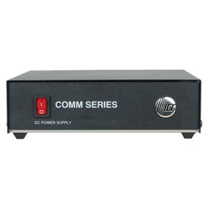 ICT Comm Series DC power supply. 100-130 VAC input. 13.8VDC output. 20 amps peak. 7.1" wide. .