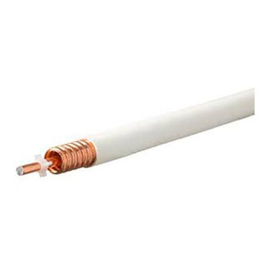 TRILOGY 1/2", Corrugated, Copper Outer Conductor, Jacketed CMP, Jacket: Off White, 10 GHz Maximum Freq. .