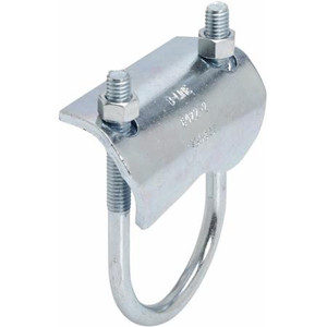 COOPER B-LINE Right angle clamp, 3", Zinc plated .