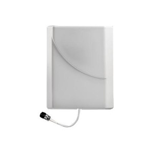 WILSONPRO 4G Pole Mount Panel Antenna 700-2700 MHz, 75 ohm, Vertically Polarized designed for pole mount w/ 9in of low-loss RG6 and F-Female Connector.