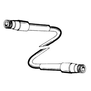 VENTEV 4 FT FSJ4-50B jumper with 4.3/10 MALE w/BOOT TO 4.3/10 MALE w/BOOT connectors. With TESSCO LABEL. .