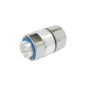 TIMES "EZ" 7/16 DIN Male 2 piece connector for 73458 5/8" LMR-900, foam dielectric cable. Threaded center pin, clamp for braid.