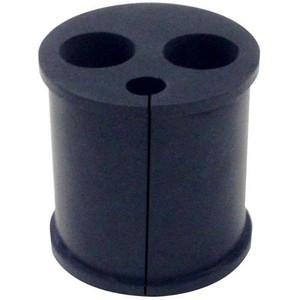 COMMSCOPE Grommet with 1 x 9 mm hole and 2 X 19 mm hole for 1-5/8 in SnapStack or Click-on Hanger .