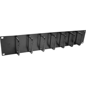 CHATSWORTH Small Rack Cable Manager used to organize horizontal cable and wire runs, 19" x 1.72", Black .