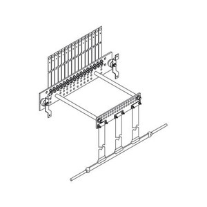 HARGER 24 unit entrance panel. Use to tie grounding kit tails to perimeter ground. Features surge suppression ground straps.