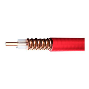 RFS Red 1/2" Plenum Air Coaxial Cable for Public Safety Applications. .