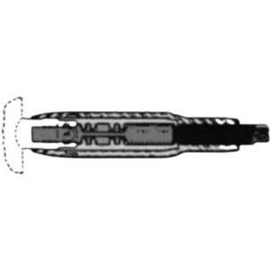 BURNDY Limiter Lug Assembly, 500 kcmil, For Rubber Insulated Cables. Used For Fusing Underground Cables At Junction Points