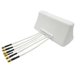 PULSE/LARSEN Razorback - 3 Port High Performance Vehicular Antenna with 2 LTE and 1 GNSS, Magnetic Mount, White .