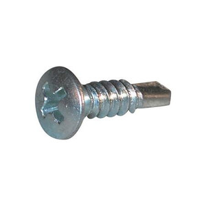 FASTENAL #6-20 x 1/2" Phillips Pan Head Self-Drilling Screw. Constructed of #2 Point Steel with zinc finish.