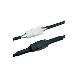 ACCU TECH Thin wall adhesive lined heat shrink .63" (16.0mm) diameter,4" (1.2m) length,adhesive lined black cross-linked polyolefin, 5 pc. package quantity.