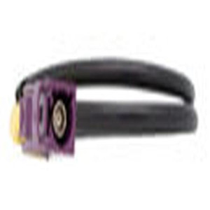 VENTEV FAKRA 1.5 ft Pigtail with D code female connector, unsealed on 195 cable D code color = violet/purple, GSM w/ heatshrink
