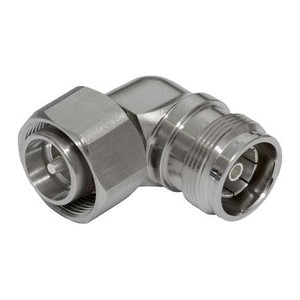 RF INDUSTRIES Adapter Coaxial Adapter 4.3-10 Male to 4.3-10 Female Right Angle .