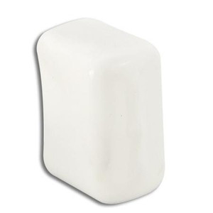 WIRELESS SOLUTIONS Channel Safety End Cap, For Use With PS 500 Series Channel, Plastic, White .