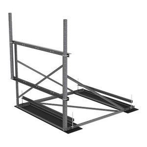 COMMSCOPE frame roof kit with two (2) 72" (3 1/2 in OD Pipes) Hot dip galvanized steel .