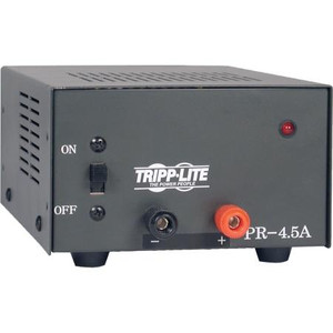 TRIPP LITE regulated power supply. 4.5 amps ICS. 3 amps continuous. 3-1/4" x 3" x 7 1/2". .