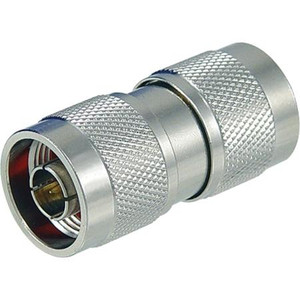 L-COM Coaxial Barrel Adapter, Type N-Male / Male .