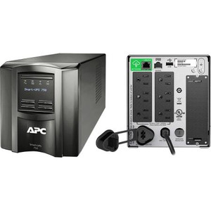 APC Smart-UPS 500 Watts 750VA LCD 120V with SmartConnect Battery Backup, 30 min runtime per 150Watts .