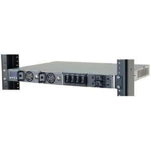 ICT Intelligent Power Shelf w/integrated Ctrl Module & Ethernet communications. 2100W Max. Dual100A Battery Breakers w/ Low Voltage Disconnect. +48/24/12VDC.
