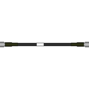 COMMSCOPE LDF4-50A SureFlex Jumper with interface types N Male and N Male, 2 m .