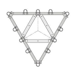 ROHN Mount Sector Assy for RSL Towers. Can accomadate twelve 5' mounting pipes .