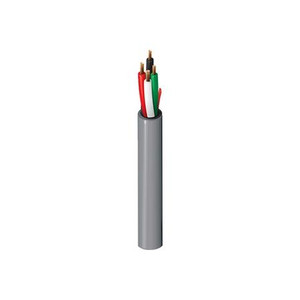 BELDEN Security and Sound Cable, Plenum-CMP 4-22 AWG stranded bare copper conductors with Flamarrest insulation