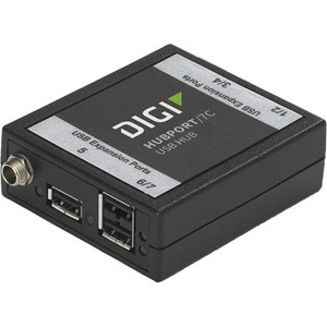 DIGI Hubport/7c 5.5-30V DC powered USB 2.0 hub, non-captive connector (DC powered) .
