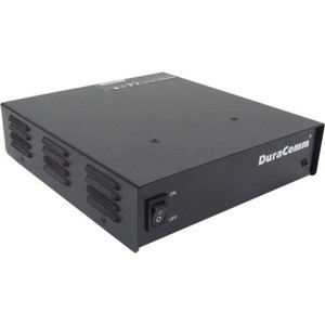 DURACOMM 10A, 13.8 VDC output 90-264 VAC input, 7in wide desktop switching power supply .