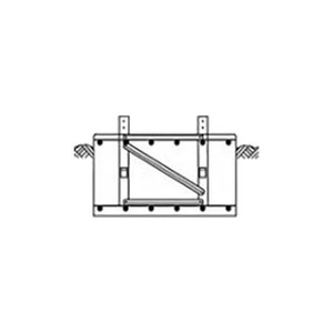 ROHN Short Anchor Base for Tower Section 6 Base. .