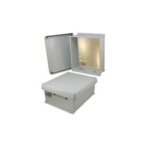 L-COM 14 x 12 x 6 Inch 120 VAC Weatherproof Enclosure .