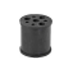 COMMSCOPE Grommet with four 12mm holes and four 6mm holes for 1-5/8 in SnapStack or Click-on hangers .