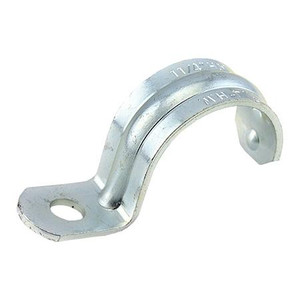 ALL-PRO FASTENERS 1 1/4" RIGID ONE HOLE CONDUIT STRAP STEEL ZINC PLATED .