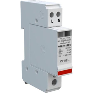 CITEL Compact 1-Phase Type 2 (Or 3) Surge Protector, 120 V, Pluggable .