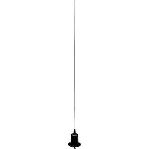 LARSEN 144-174 MHz base loaded 2.5dB antenna. No ground plane required. Includes coax connected to coil and connector. Base diameter 2.25"