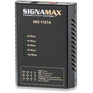 SIGNAMAX 10/100BaseT/TX Ethernet Extender Media Converter .