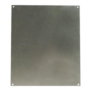 L-COM CONNECTIVITY Blank Aluminum Mounting plate for use in the NB141207 Series NEMA enclosures