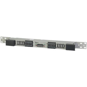 TELECT 50A Dual-Feed 5/5 Position GMT total front access fuse panel. Maximum 15A Fuses. Wall-mount or 19"/23" Rack-mount.