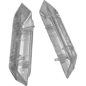 BURNDY H-Tap-Flame Retardant Cover. 2 piece design positive locking latch. #2AWG, 600V, clear. .