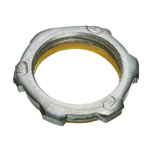REXEL Sealing Locknut, 2 Inch, Material: Zinc Plated Steel, PVC Gasketed, For Rigid/IMC Conduit. .