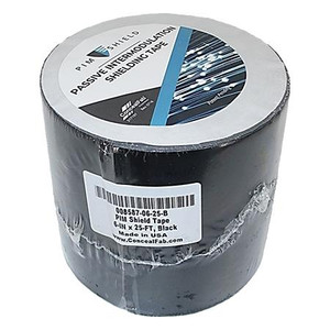 CONCEALFAB 6"x25' PIM shield tape. Black UV stable TPO outer protective layer. Silicone release liner. .